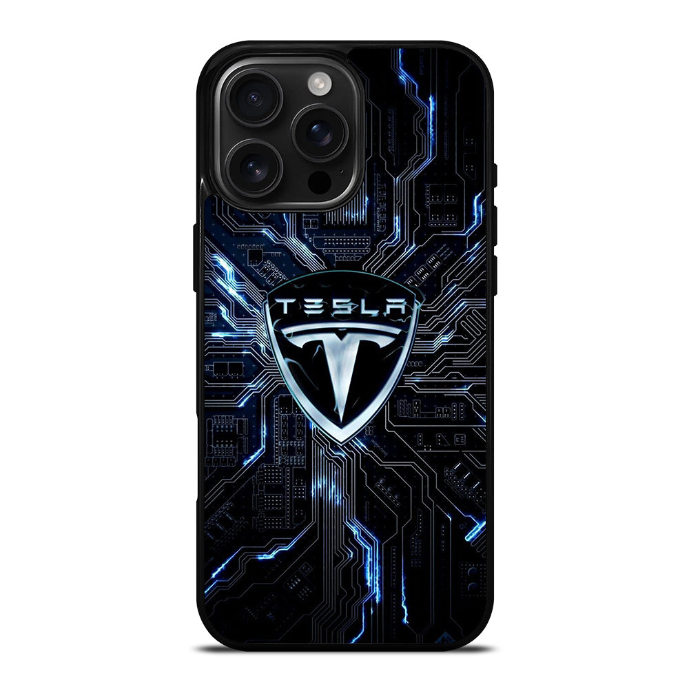 TESLA LOGO 2 iPhone 16 Pro Max Case Cover