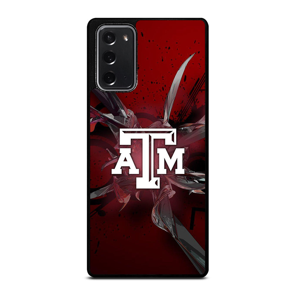 TEXAS A&M AGGIES ICON Samsung Galaxy Note 20 Case Cover