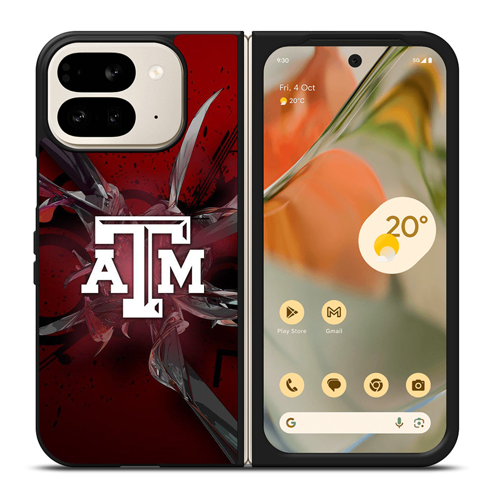 TEXAS A&M AGGIES ICON Google Pixel 9 Pro Fold Case Cover