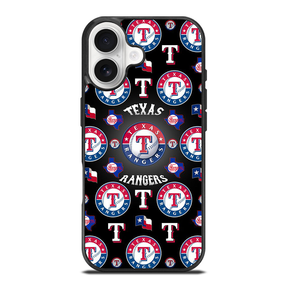TEXAS RANGERS PATTERN LOGO iPhone 17 Case Cover