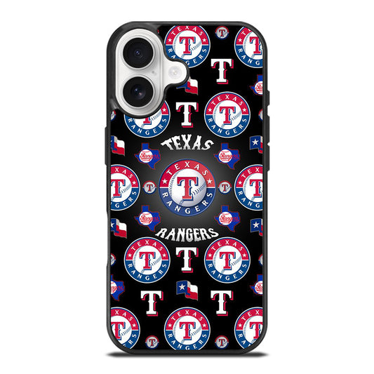 TEXAS RANGERS PATTERN LOGO iPhone 17 Case Cover