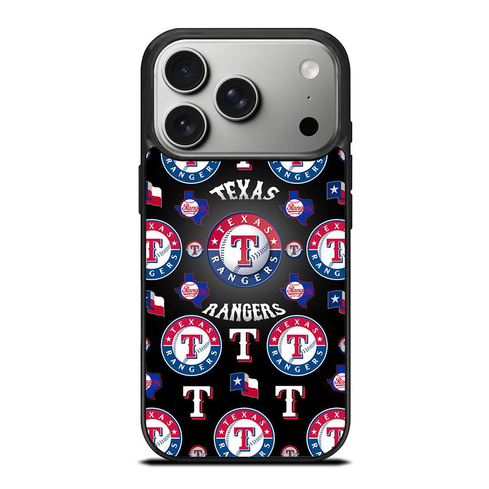 TEXAS RANGERS PATTERN LOGO iPhone 17 Pro Case Cover