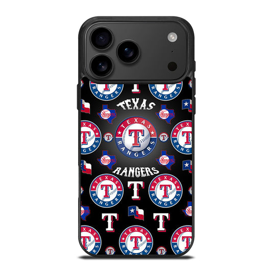 TEXAS RANGERS PATTERN LOGO iPhone 17 Pro Max Case Cover