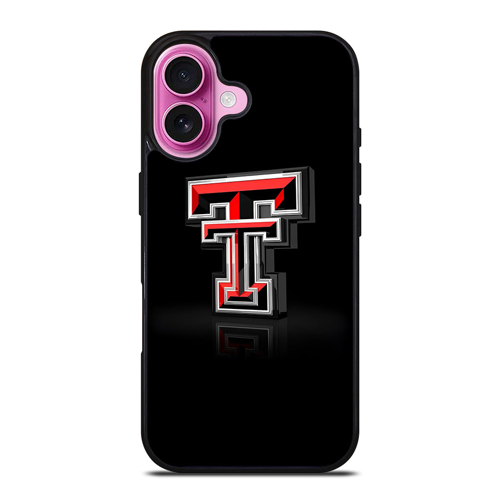 TEXAS TECH FOOTBALL EMBLEM iPhone 16 Plus Case Cover