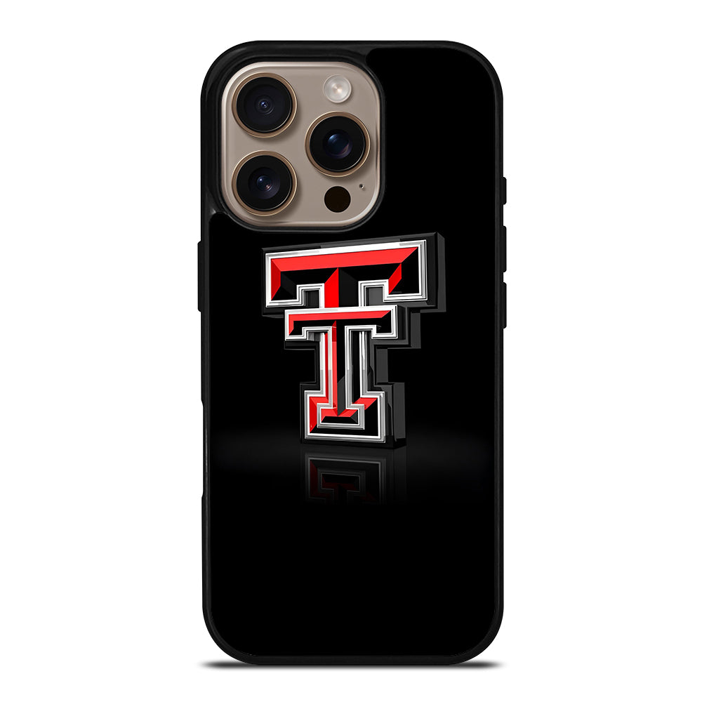 TEXAS TECH FOOTBALL EMBLEM iPhone 16 Pro Case Cover