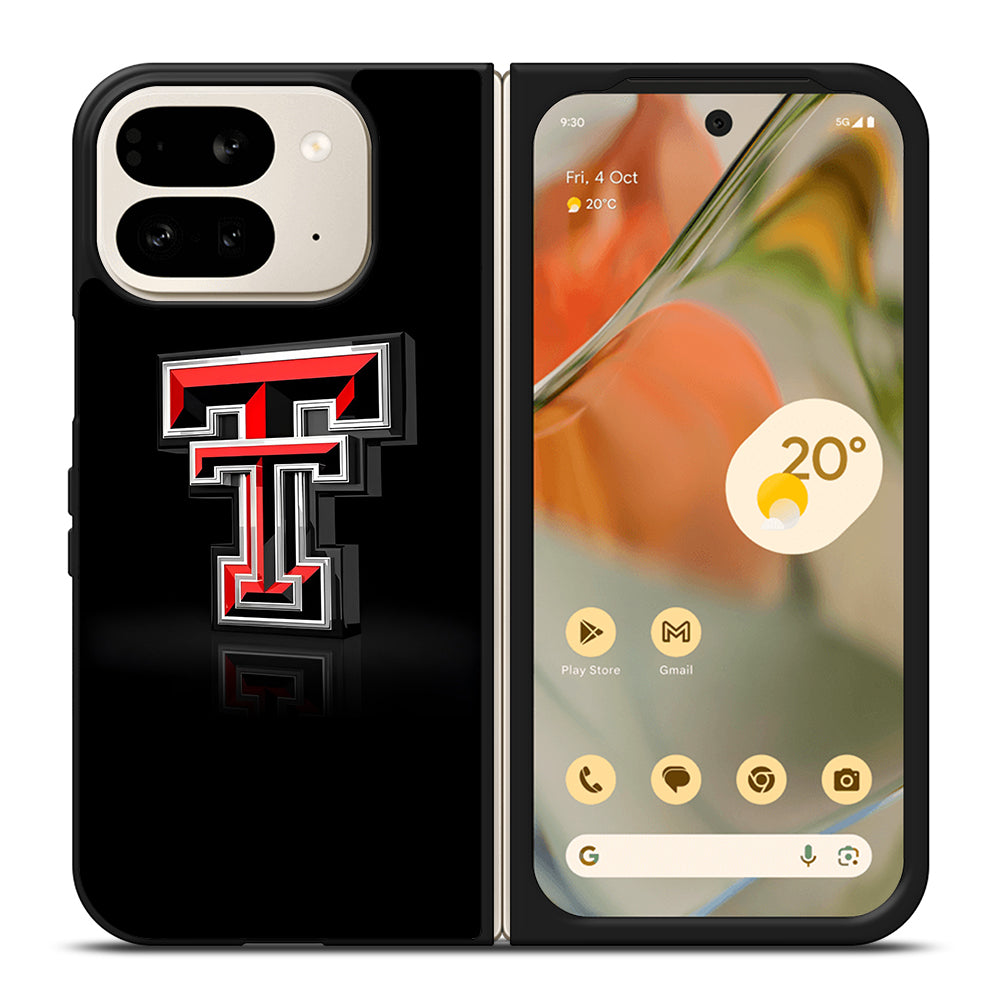 TEXAS TECH FOOTBALL EMBLEM Google Pixel 9 Pro Fold Case Cover