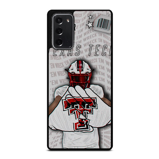 TEXAS TECH FOOTBALL NFL Samsung Galaxy Note 20 Case Cover