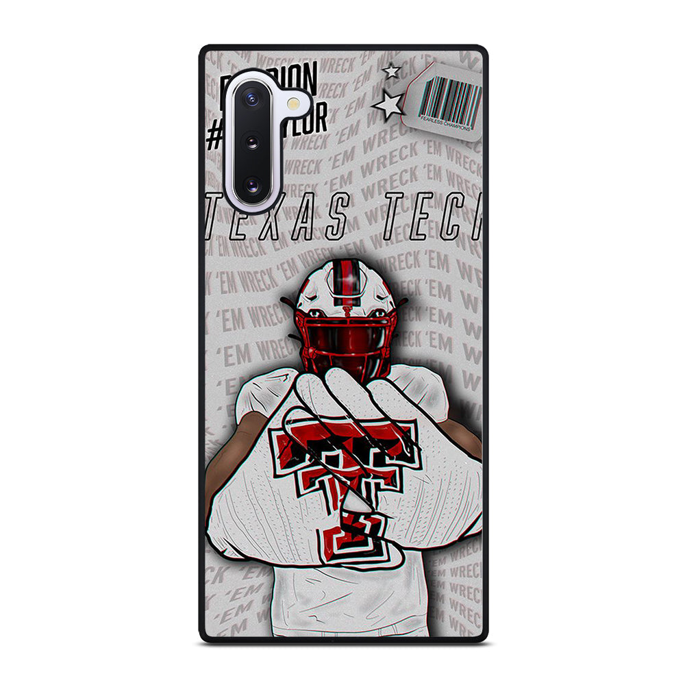 TEXAS TECH FOOTBALL NFL Samsung Galaxy Note 10 Case Cover