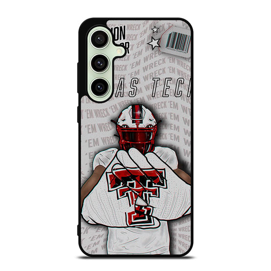 TEXAS TECH FOOTBALL NFL Samsung Galaxy S24 FE Case Cover