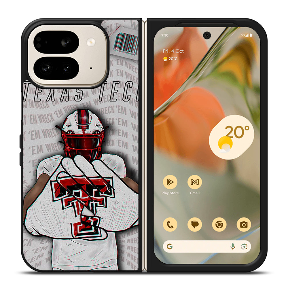 TEXAS TECH FOOTBALL NFL Google Pixel 9 Pro Fold Case Cover