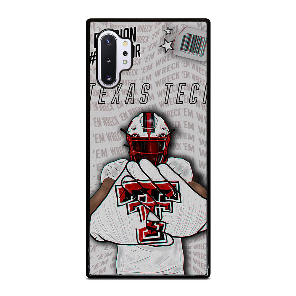 TEXAS TECH FOOTBALL NFL Samsung Galaxy Note 10 Plus Case Cover