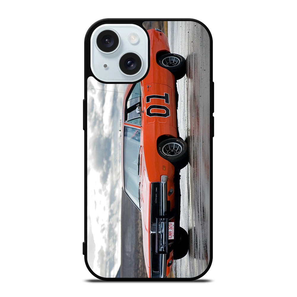 THE DUKES OF HAZZARD GENERAL LEE CAR iPhone 15 Case Cover