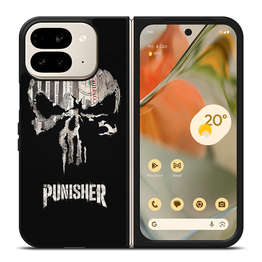 THE PUNISHER MARVEL BLACK LOGO Google Pixel 9 Pro Fold Case Cover