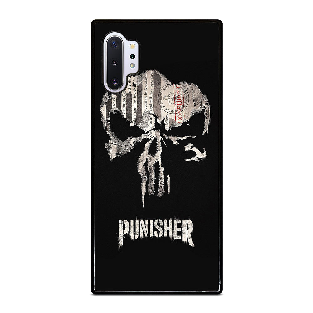 THE PUNISHER MARVEL BLACK LOGO Samsung Galaxy Note 10 Plus Case Cover