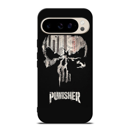 THE PUNISHER MARVEL BLACK LOGO Google Pixel 9 Pro Case Cover