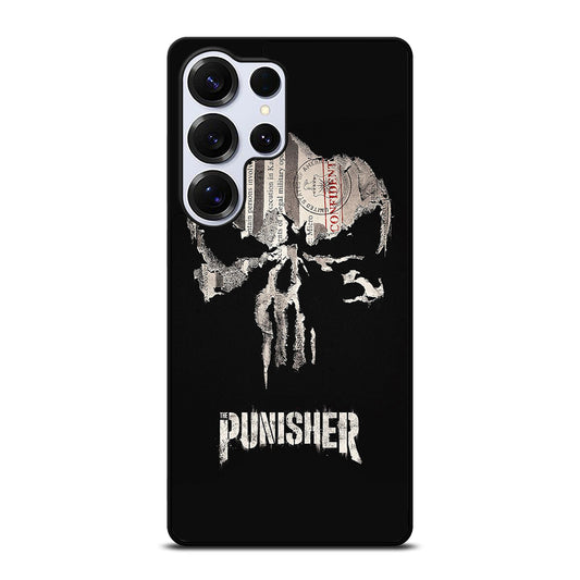 THE PUNISHER MARVEL BLACK LOGO Samsung Galaxy S25 Ultra Case Cover