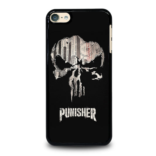 THE PUNISHER MARVEL BLACK LOGO iPod Touch 6 Case Cover