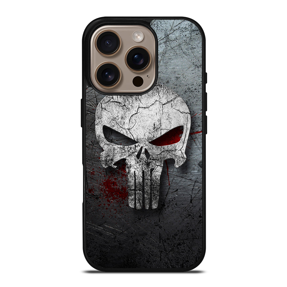 THE PUNISHER MARVEL METAL LOGO iPhone 16 Pro Case Cover