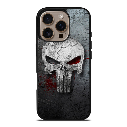 THE PUNISHER MARVEL METAL LOGO iPhone 16 Pro Case Cover