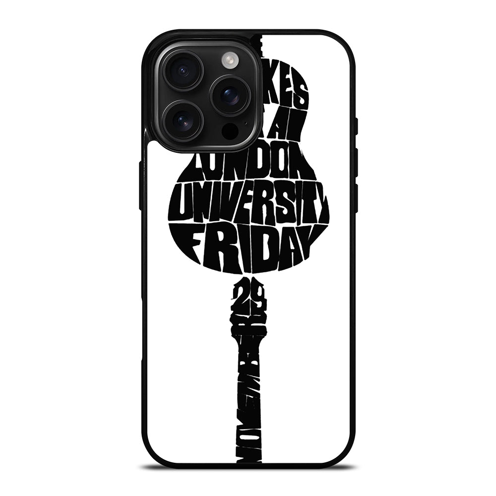 THE STROKES LOGO GUITAR iPhone 16 Pro Max Case Cover