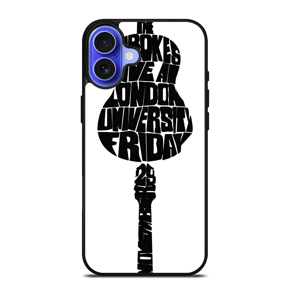 THE STROKES LOGO GUITAR iPhone 16 Case Cover