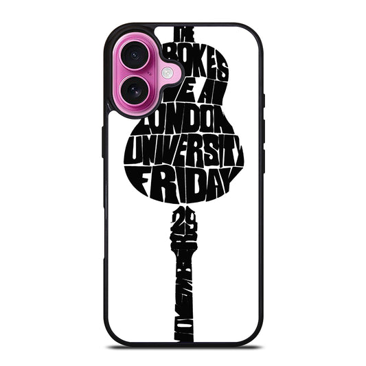 THE STROKES LOGO GUITAR iPhone 16 Plus Case Cover