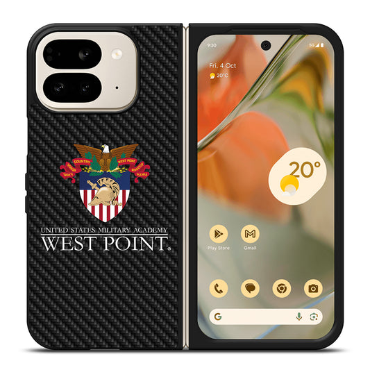 THE UNITED STATES MILITARY ACADEMY CARBON LOGO Google Pixel 9 Pro Fold Case Cover