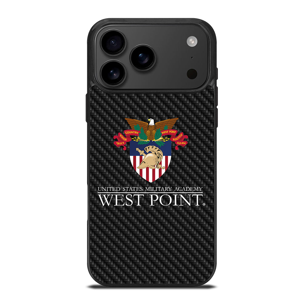 THE UNITED STATES MILITARY ACADEMY CARBON LOGO iPhone 17 Pro Max Case Cover