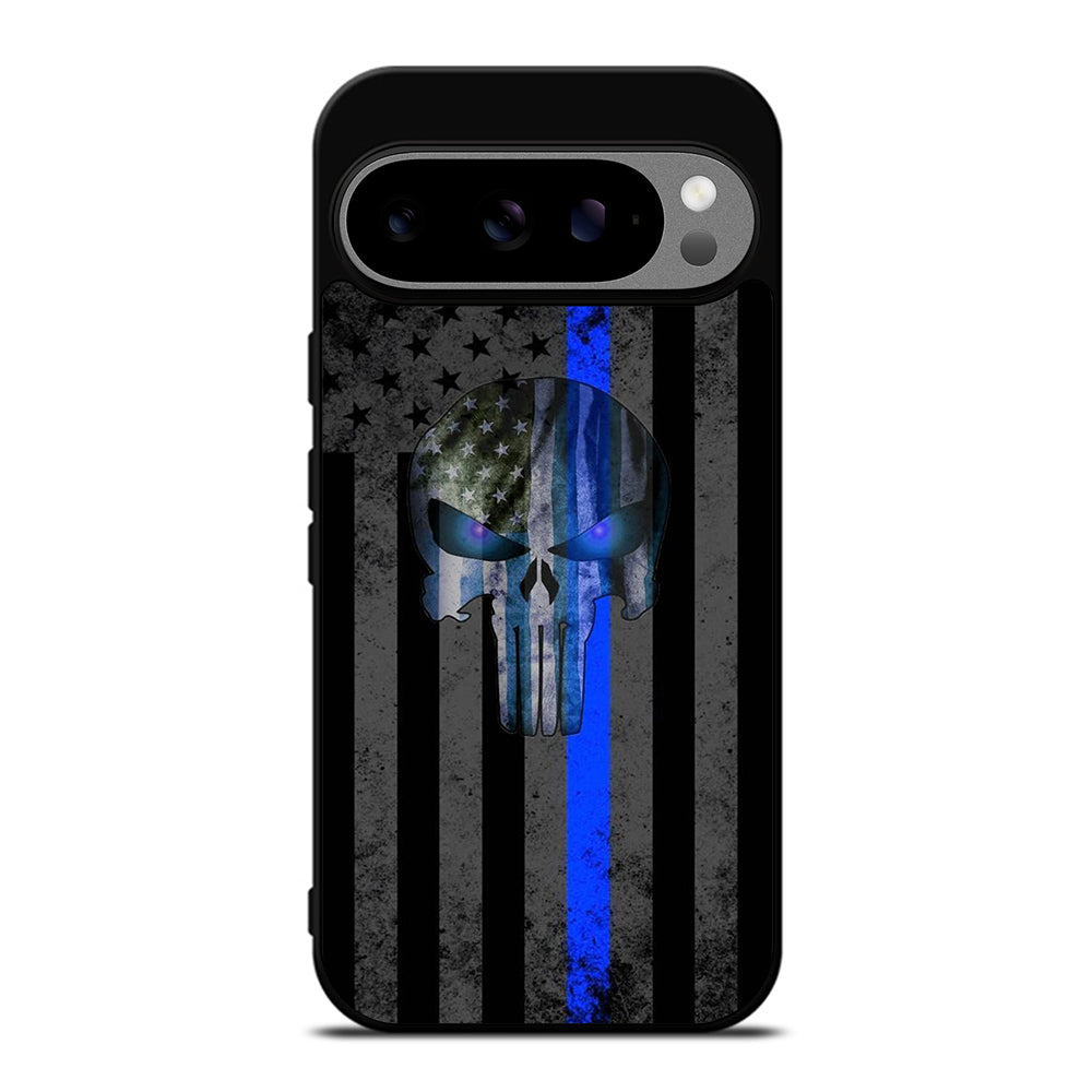 THIN BLUE LINE PUNISHER AMERICAN STRIPE LOGO Google Pixel 9 Pro XL Case Cover