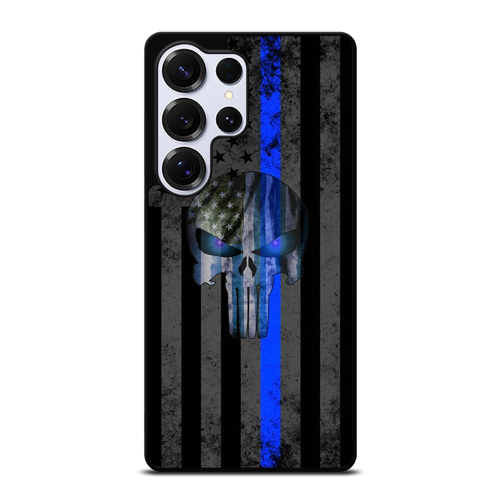THIN BLUE LINE PUNISHER AMERICAN STRIPE LOGO Samsung Galaxy S26 Ultra Case Cover