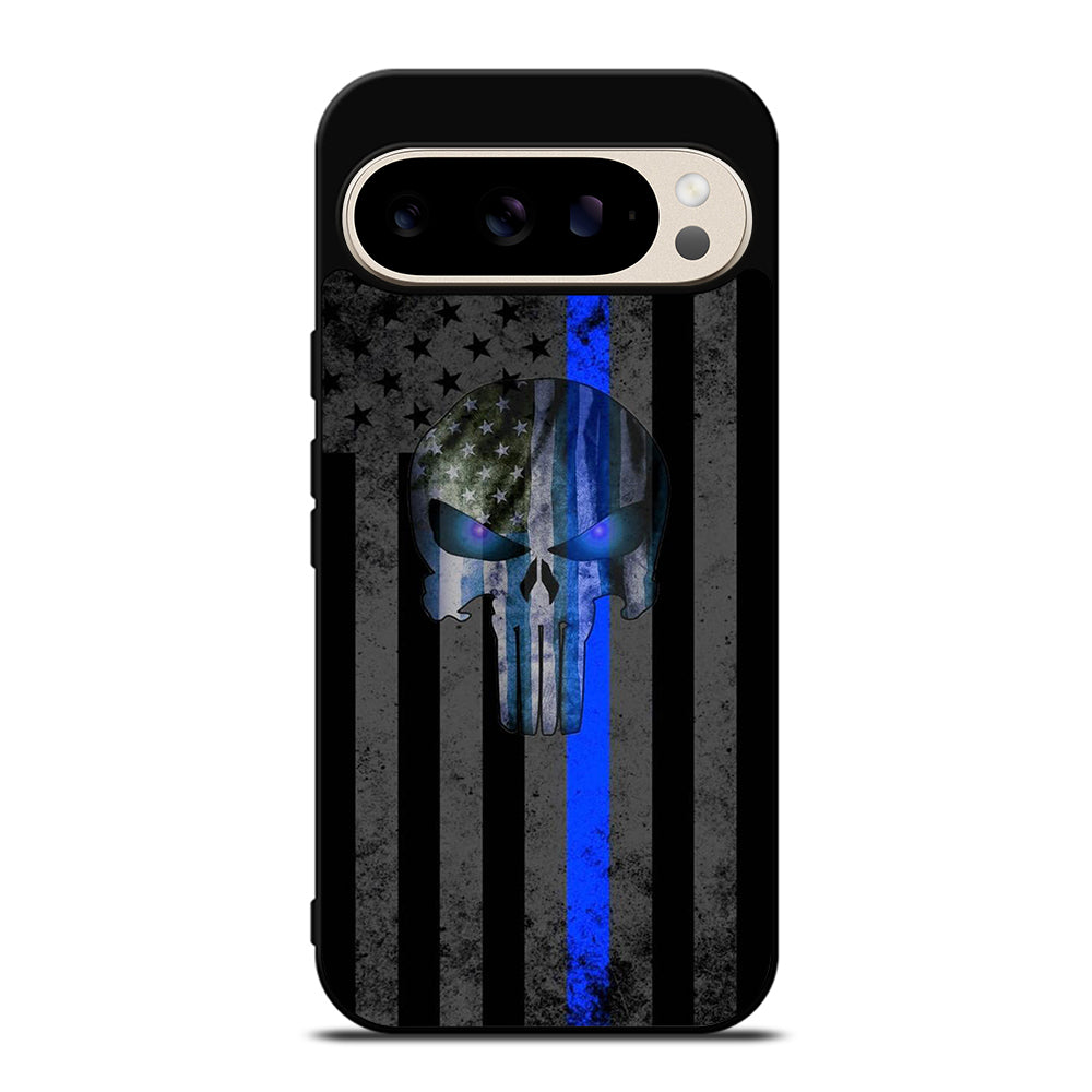 THIN BLUE LINE PUNISHER AMERICAN STRIPE LOGO Google Pixel 9 Pro Case Cover