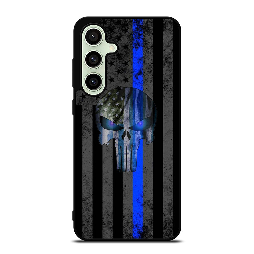 THIN BLUE LINE PUNISHER AMERICAN STRIPE LOGO Samsung Galaxy S24 FE Case Cover
