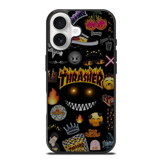 THRASER SKATEBOARD PATTERN iPhone 17 Case Cover