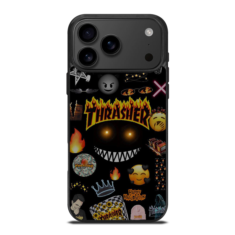 THRASER SKATEBOARD PATTERN iPhone 17 Pro Max Case Cover