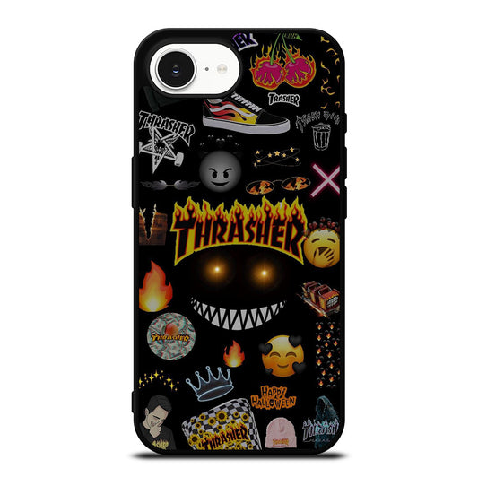 THRASER SKATEBOARD PATTERN iPhone 16e Case Cover