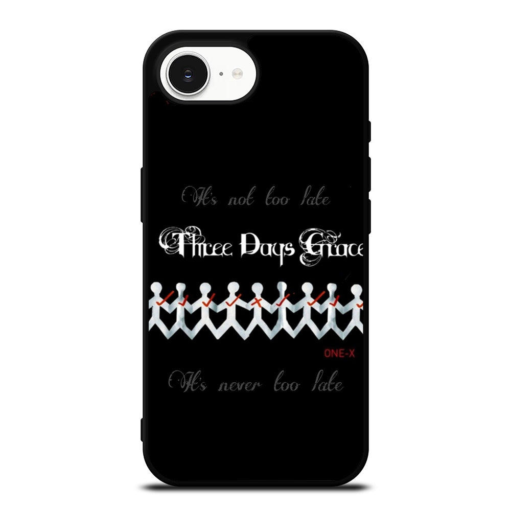 THREE DAYS GRACE LOGO BAND iPhone 16e Case Cover