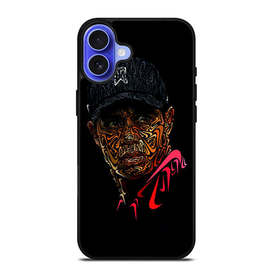 TIGER WOODS FACE iPhone 16 Case Cover