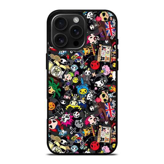 TOKIDOKI ALL CHARACTER iPhone 16 Pro Max Case Cover