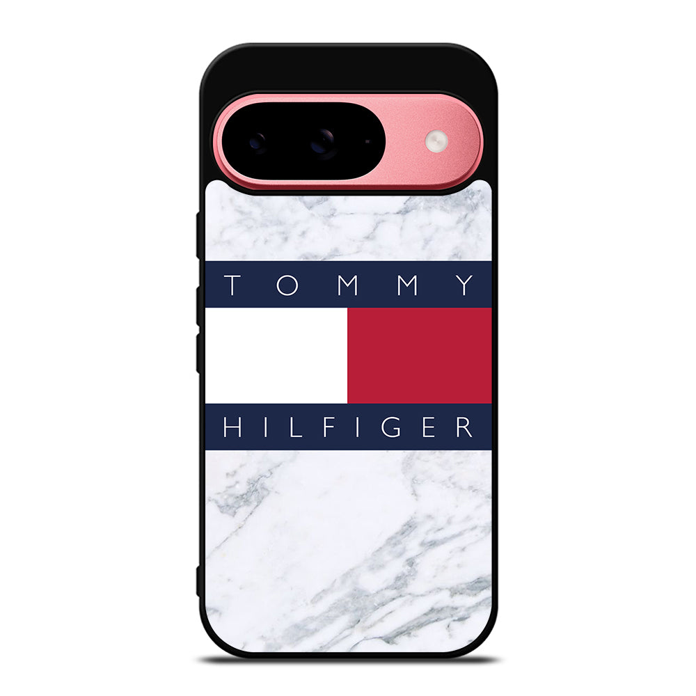 TOMMY HILFIGER WHITE MARBLE Google Pixel 9 Case Cover