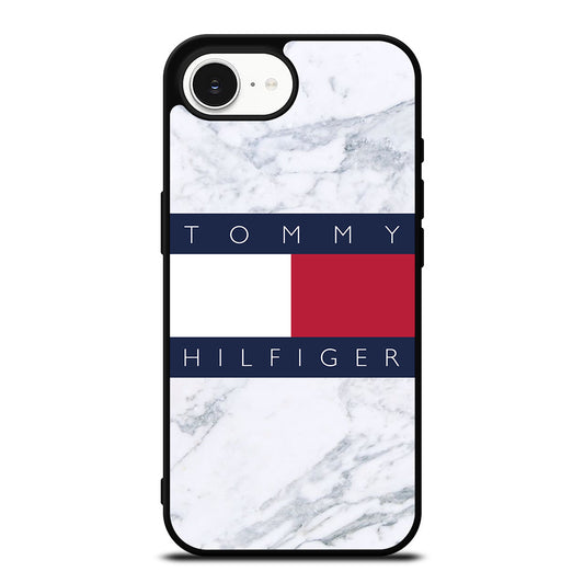 TOMMY HILFIGER WHITE MARBLE iPhone 16e Case Cover