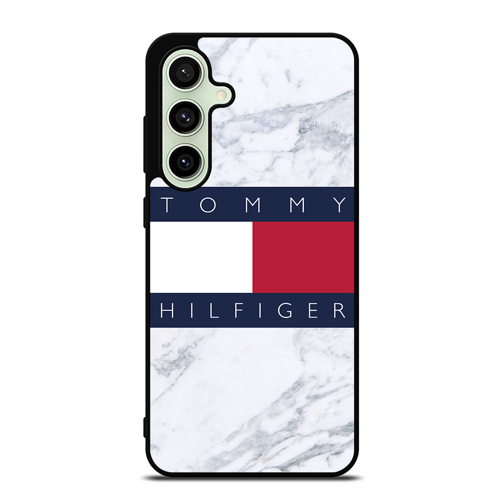 TOMMY HILFIGER WHITE MARBLE Samsung Galaxy S24 FE Case Cover