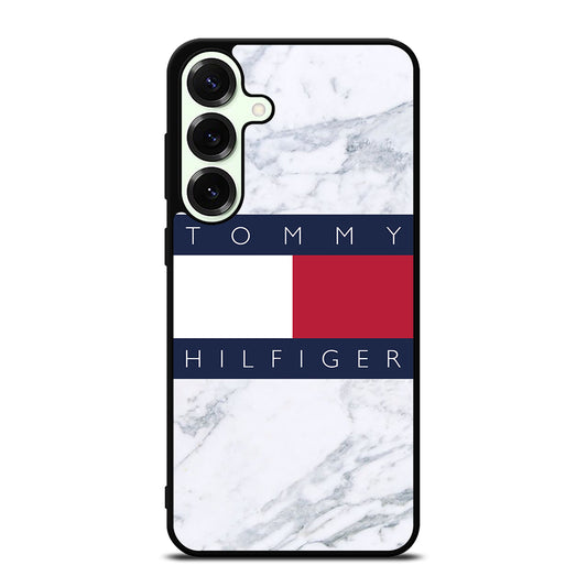 TOMMY HILFIGER WHITE MARBLE Samsung Galaxy S25 Plus Case Cover