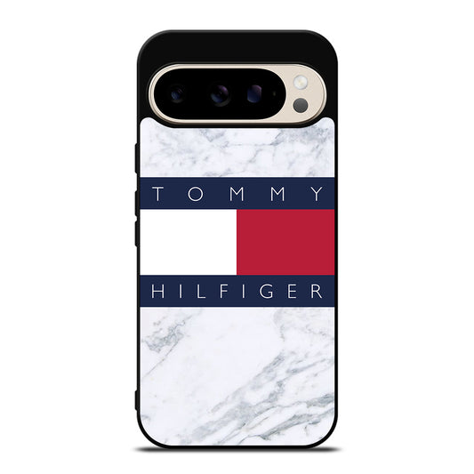 TOMMY HILFIGER WHITE MARBLE Google Pixel 9 Pro Case Cover