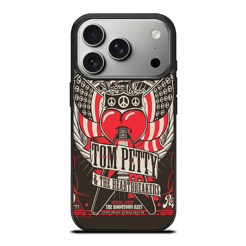 TOM PETTY AND HEARTBREAKERS POSTER iPhone 17 Pro Case Cover