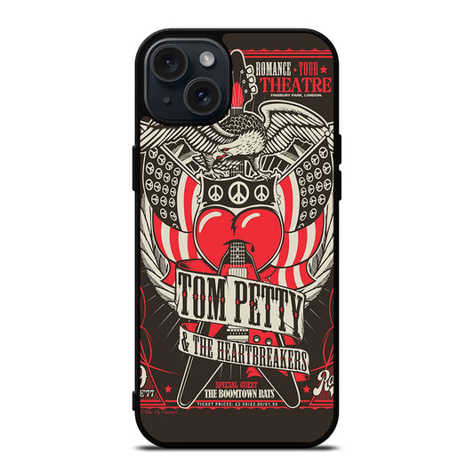 TOM PETTY AND HEARTBREAKERS POSTER iPhone 15 Plus Case Cover