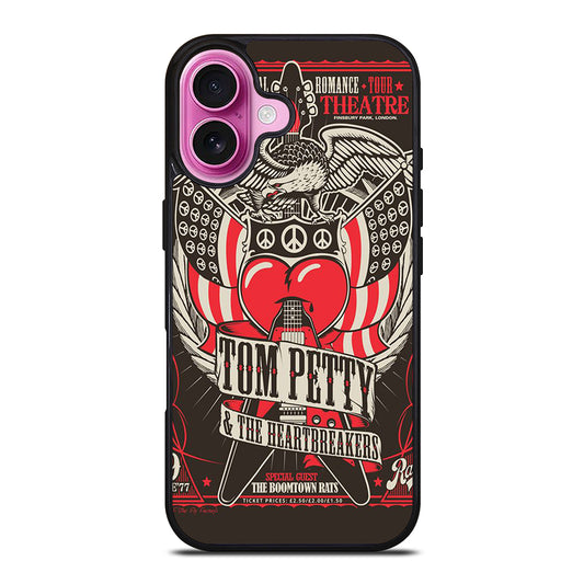 TOM PETTY AND HEARTBREAKERS POSTER iPhone 16 Plus Case Cover