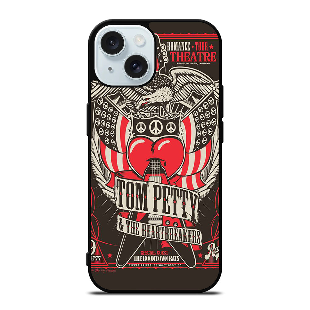 TOM PETTY AND HEARTBREAKERS POSTER iPhone 15 Case Cover