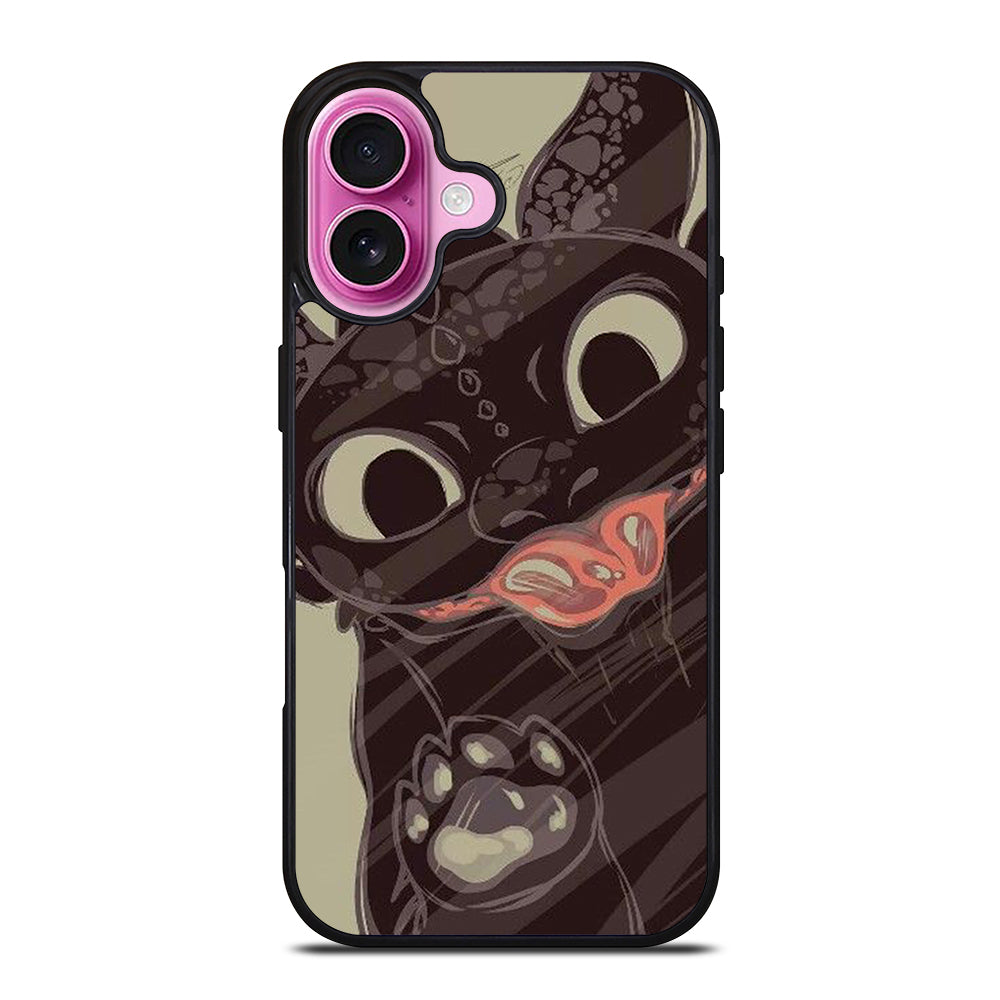 TOOTHLESS DRAGON CUTE iPhone 16 Plus Case Cover