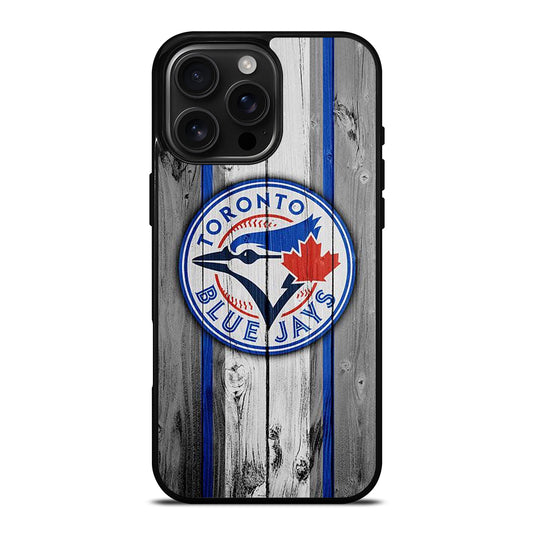 TORONTO BLUE JAYS WOODEN ICON iPhone 16 Pro Max Case Cover