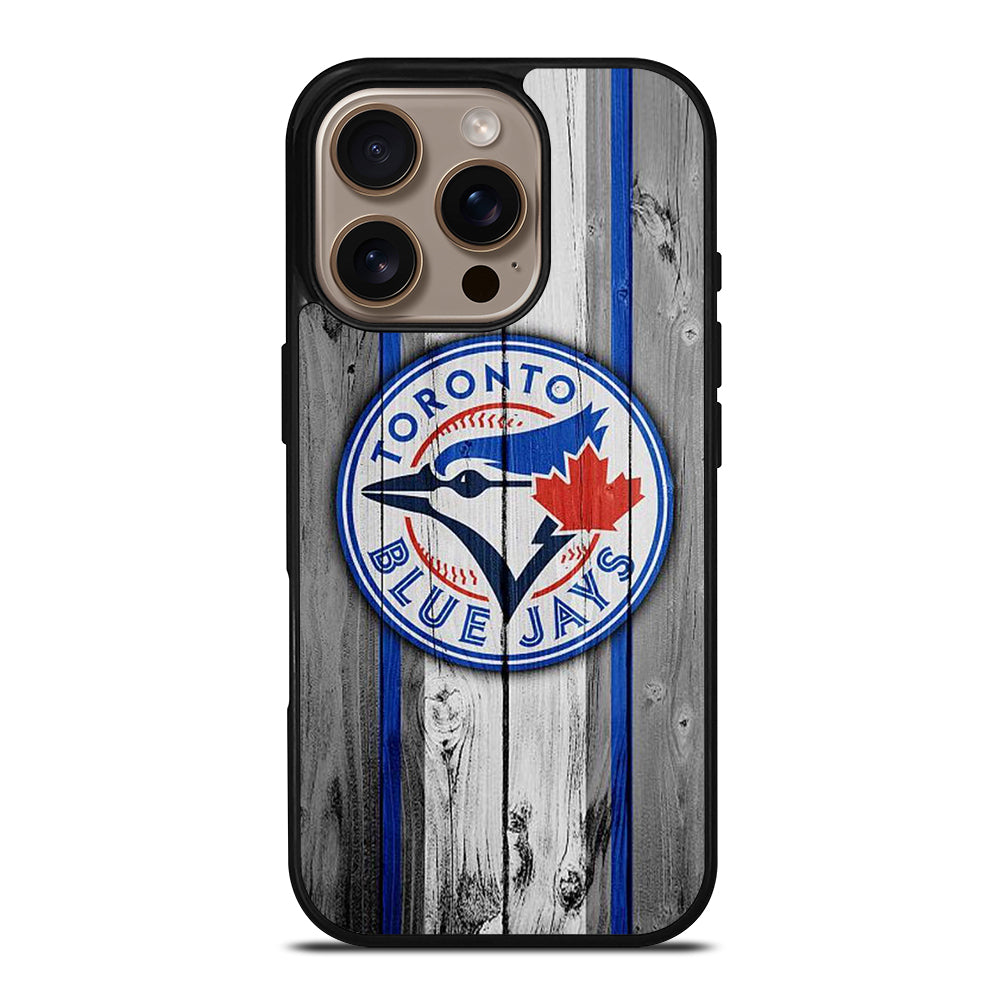 TORONTO BLUE JAYS WOODEN ICON iPhone 16 Pro Case Cover